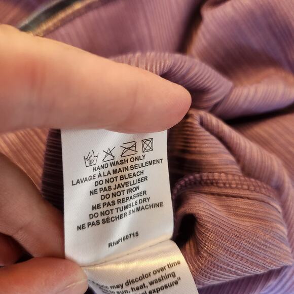 Retrofete Soleil Dress in Lilac Aurora Size Large Strapless NWT Cutout Metallic - Picture 15 of 15